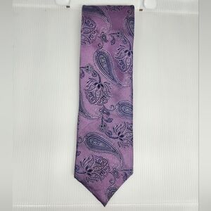 Canali Purple Paisley Necktie